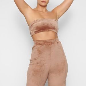 SKIMS Velour Bandeau | Sienna | M | like new